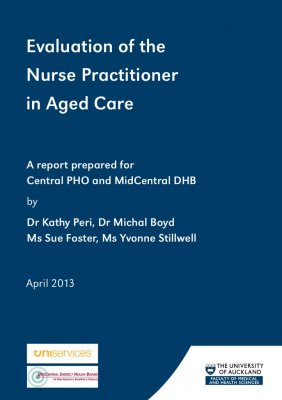 Evaluation of the Nurse Practitioner in Aged Care